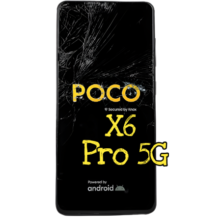 Wymiana rozbitej szybki wyświetlacza POCO X6 PRO 5G
