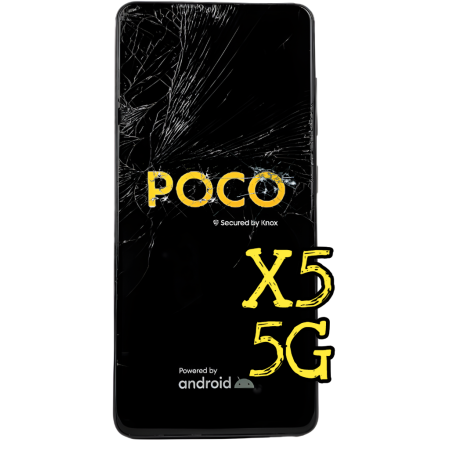 Wymiana rozbitej szybki wyświetlacza POCO X5 5G